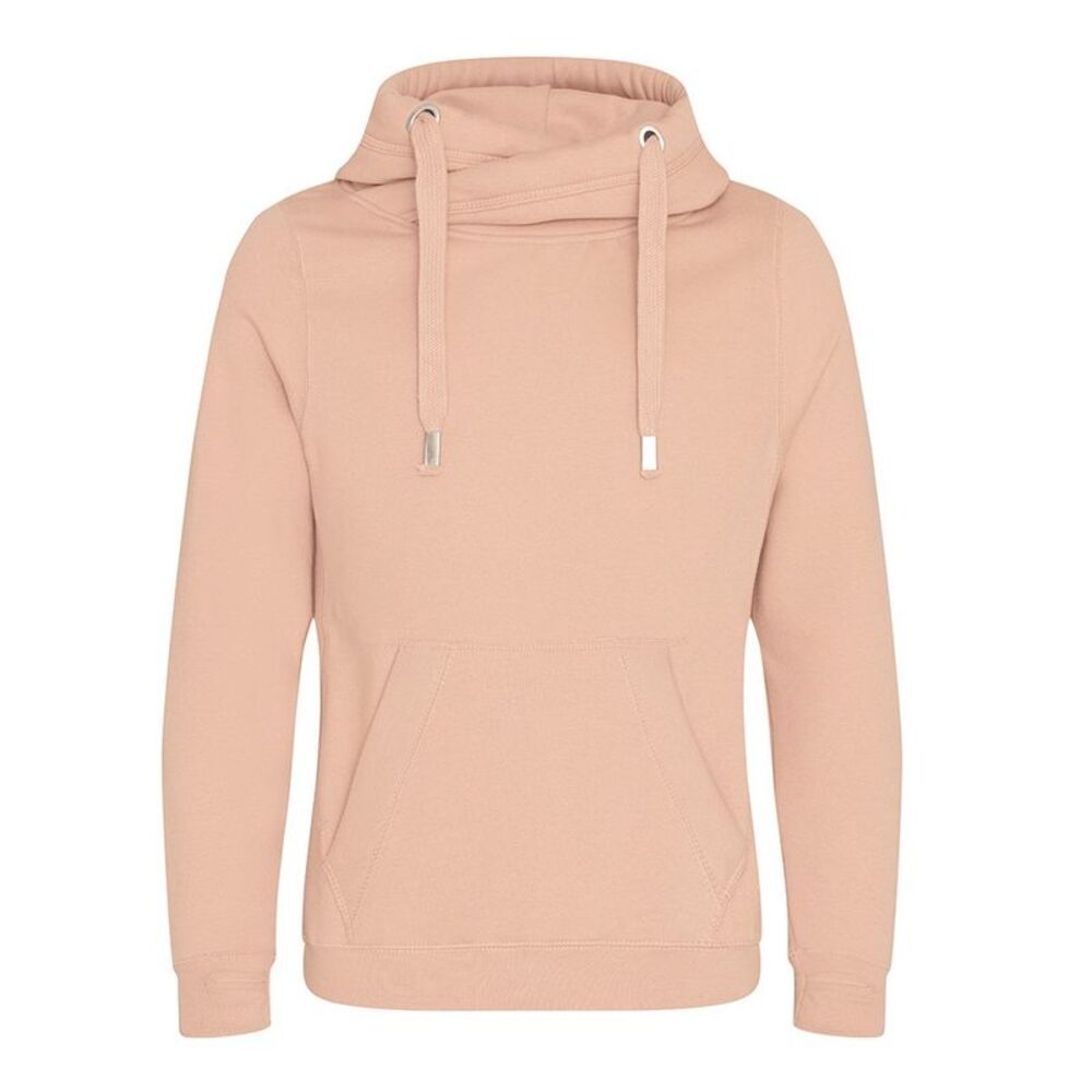 AWDis Hoods Mens Cross Neck Hoodie / Nude